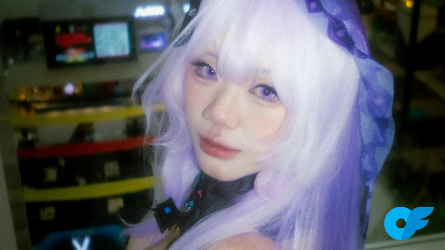 Asian cosplayer model